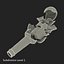 Broken Beer Bottle 3 3D Model