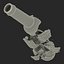 Broken Beer Bottle 3 3D Model