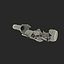 Broken Beer Bottle 3 3D Model