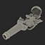 Broken Beer Bottle 3 3D Model