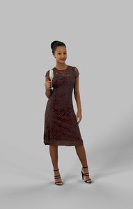 3D model character people casual