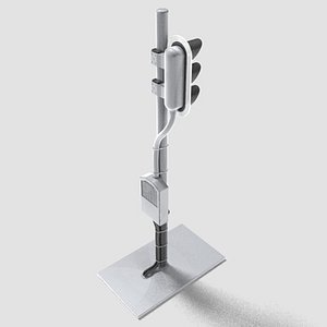 3d railroad signal road