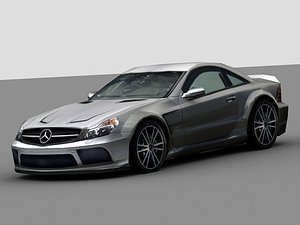 2009 amg mercedes sl65 3d max