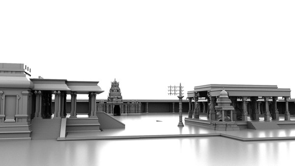 3D Brihadeeswara Temple Thanjavur - TurboSquid 1714568