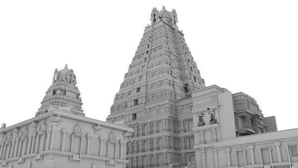 3D Brihadeeswara Temple Thanjavur - TurboSquid 1714568