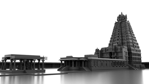 3D Brihadeeswara Temple Thanjavur - TurboSquid 1714568