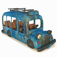 Wrecked Toon Minibus