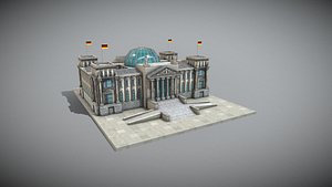 Reichstag Building Bundestag 3D model