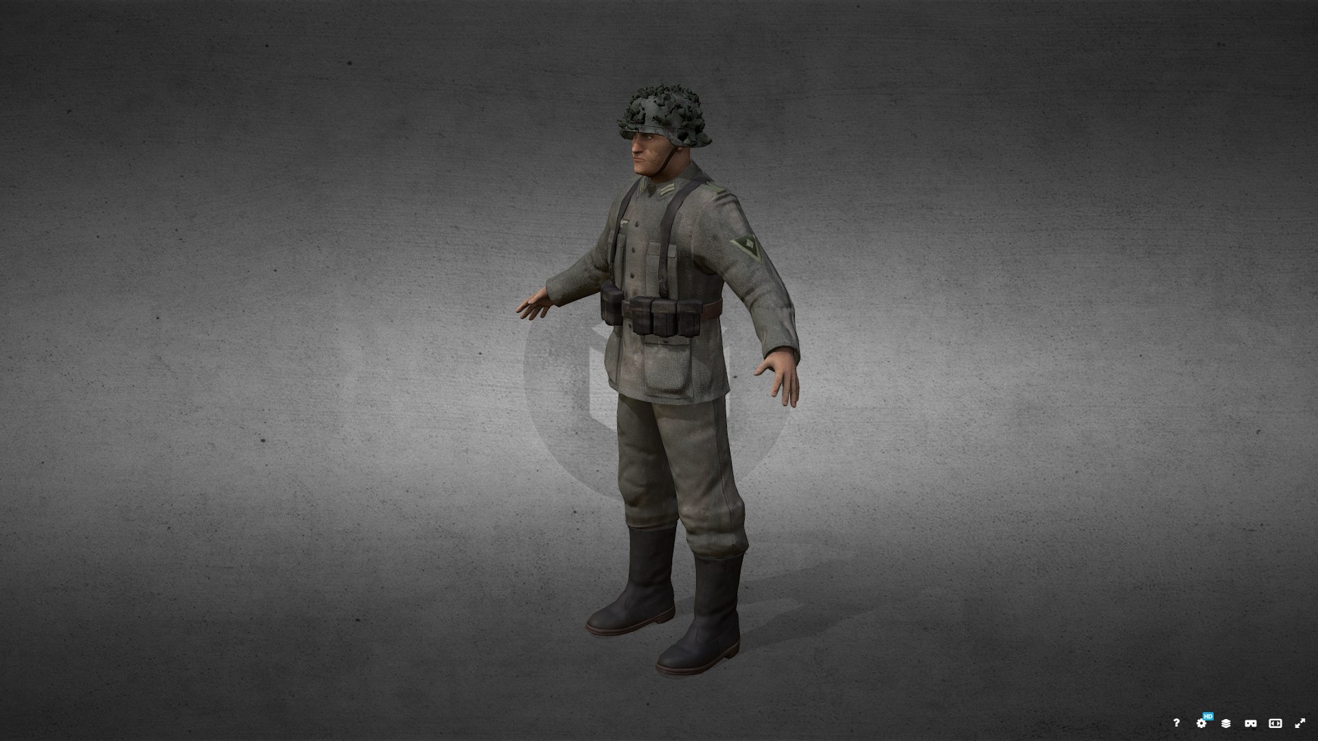 WW2 Nazi Soldier Panzergrenadier model https://p.turbosquid.com/ts-thumb/1F/gfUHwd/KV/capturadepantalla33/png/1734115444/1920x1080/fit_q87/e2e396b1b38d4600142b416b53e715e0f37f57d7/capturadepantalla33.jpg