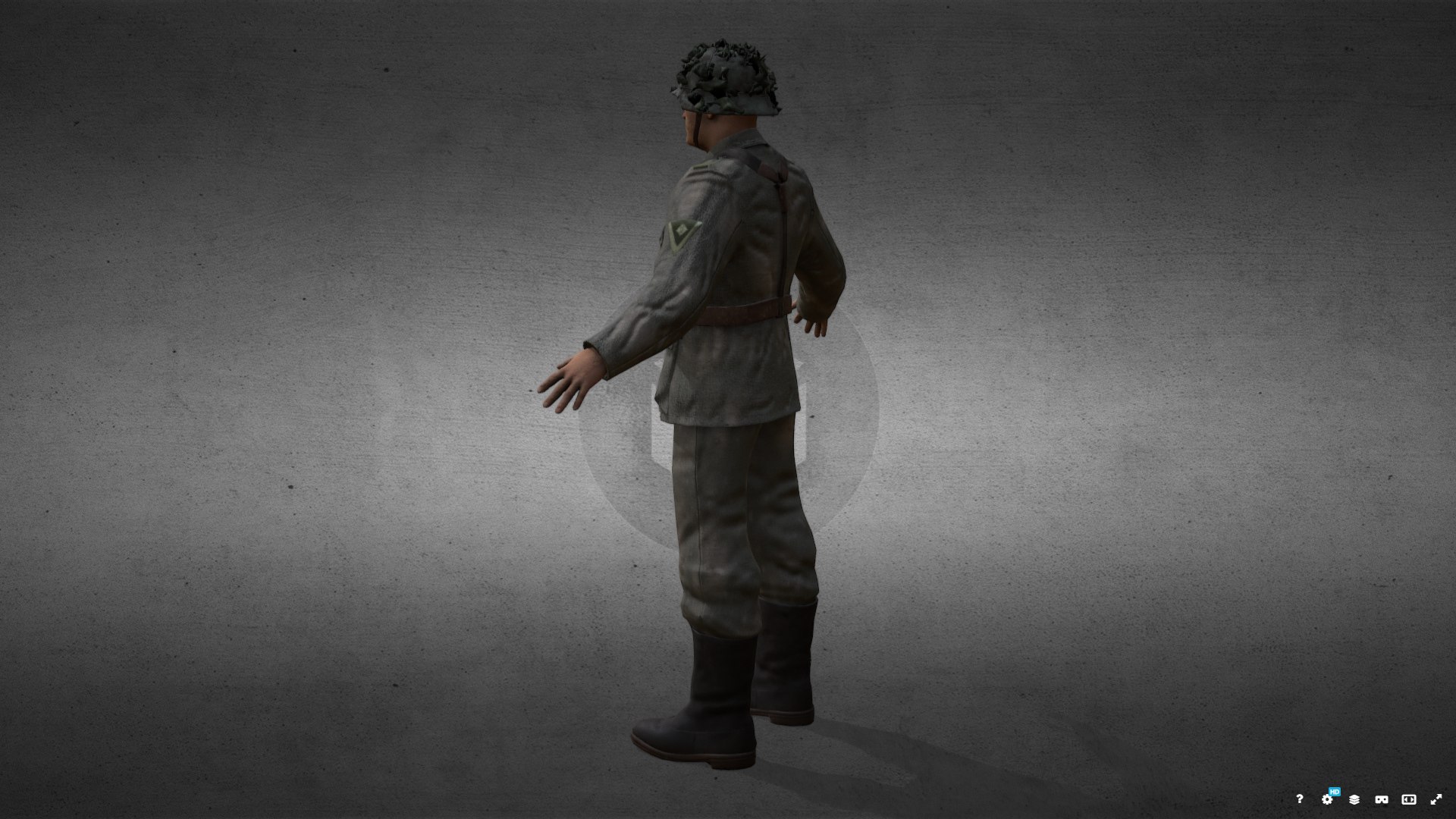 WW2 Nazi Soldier Panzergrenadier model https://p.turbosquid.com/ts-thumb/1F/gfUHwd/Nx/capturadepantalla32/png/1734115442/1920x1080/fit_q87/f9264e0f1a447cb300951fdadfdf2b4519a99932/capturadepantalla32.jpg
