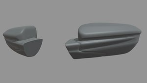 3D Car Mirror 026 model