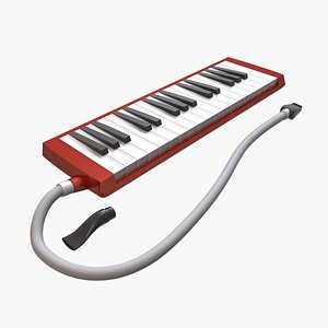 3d model melodica keyboard