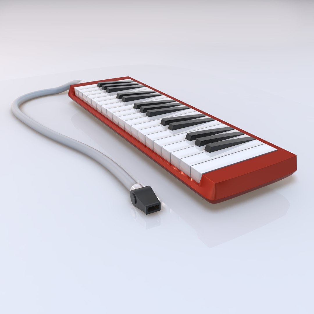 3d model melodica keyboard