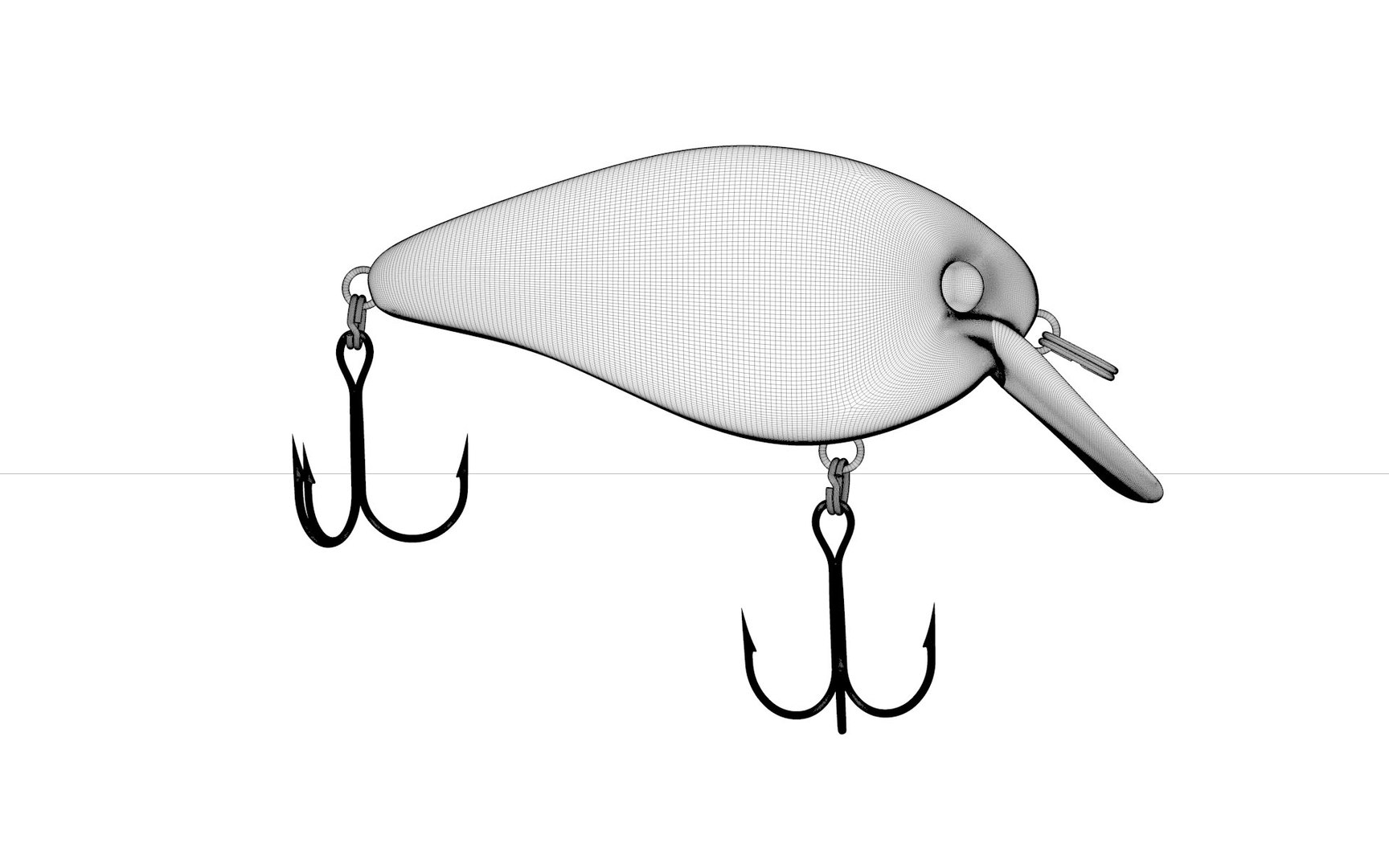 lure bill strike 3D model https://p.turbosquid.com/ts-thumb/1F/oGLkYT/jjyvdtQg/lure_wireframe4/jpg/1570819192/1920x1080/fit_q87/ed2c1fc275e5632f238691b22df694ef110381a2/lure_wireframe4.jpg