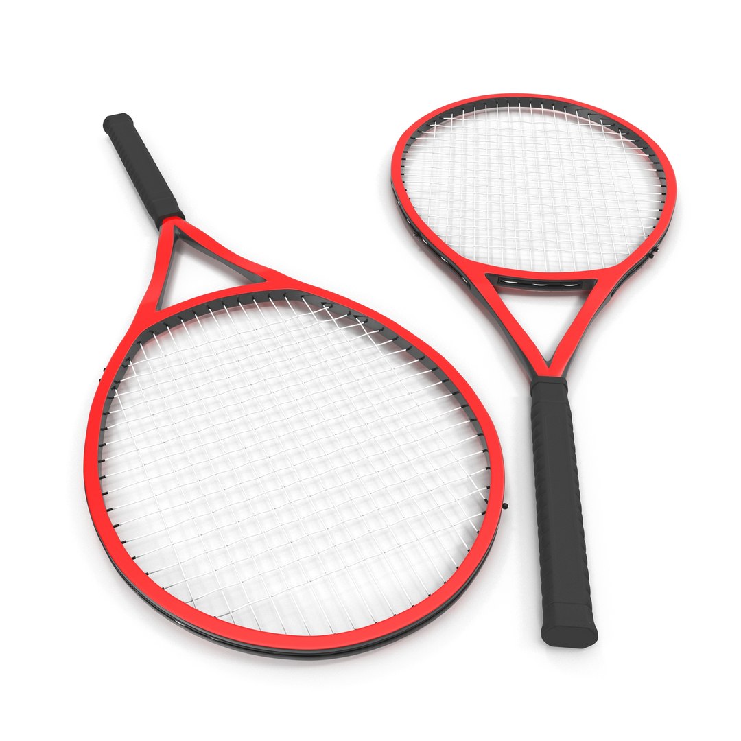 Tennis Racket Generic 3D Model 3D model preview