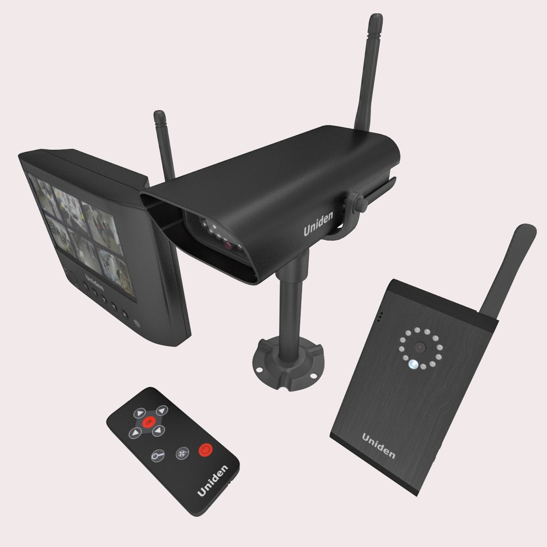 3d model of wireless surveillance uniden udw20055 https://p.turbosquid.com/ts-thumb/1F/sYrw4W/KtFwIcy3/wirelesssurveillancesystemunidenudw20055kit_6/jpg/1414513235/1920x1080/fit_q87/d98370118080ef1430ea2087d9f64a7e6d0431ef/wirelesssurveillancesystemunidenudw20055kit_6.jpg
