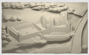 3D cahir castle model