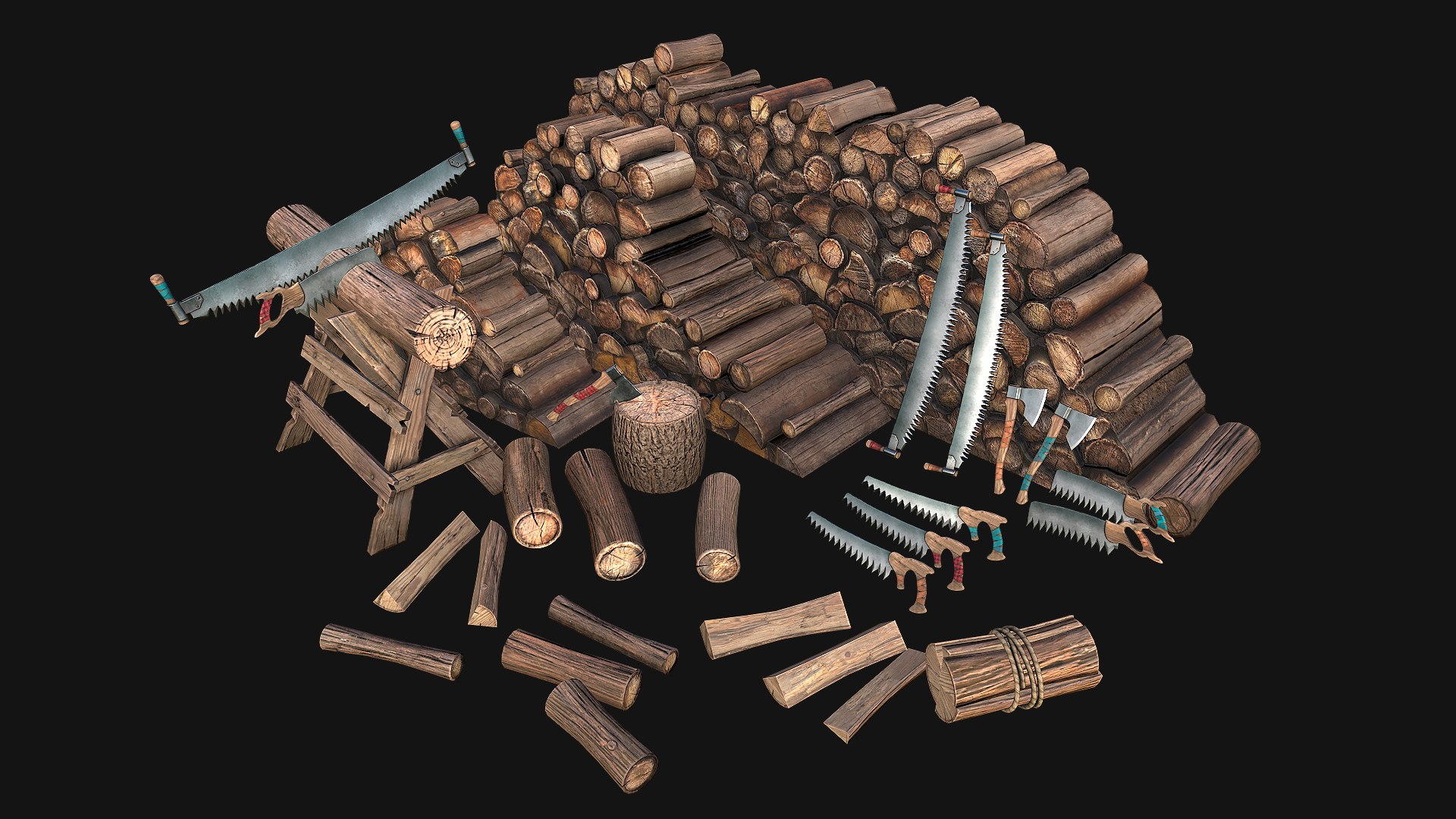 Set of Lumberjack and Firewood 3D model https://p.turbosquid.com/ts-thumb/1F/xjqImG/bx/alogstandmiddlepack1/png/1647690553/1920x1080/fit_q87/f01656e8bf3b9ecf18f78247ed2cd0bcba6d3472/alogstandmiddlepack1.jpg