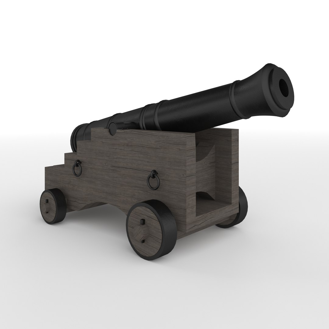 Ship Cannon Model - TurboSquid 1649578