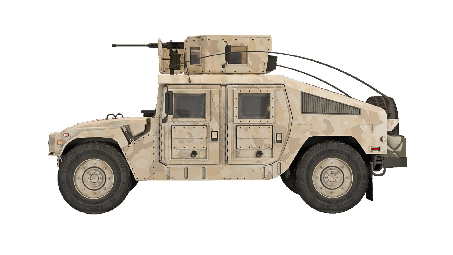 Humvee Military M1114 2006 3D Model - TurboSquid 1894528
