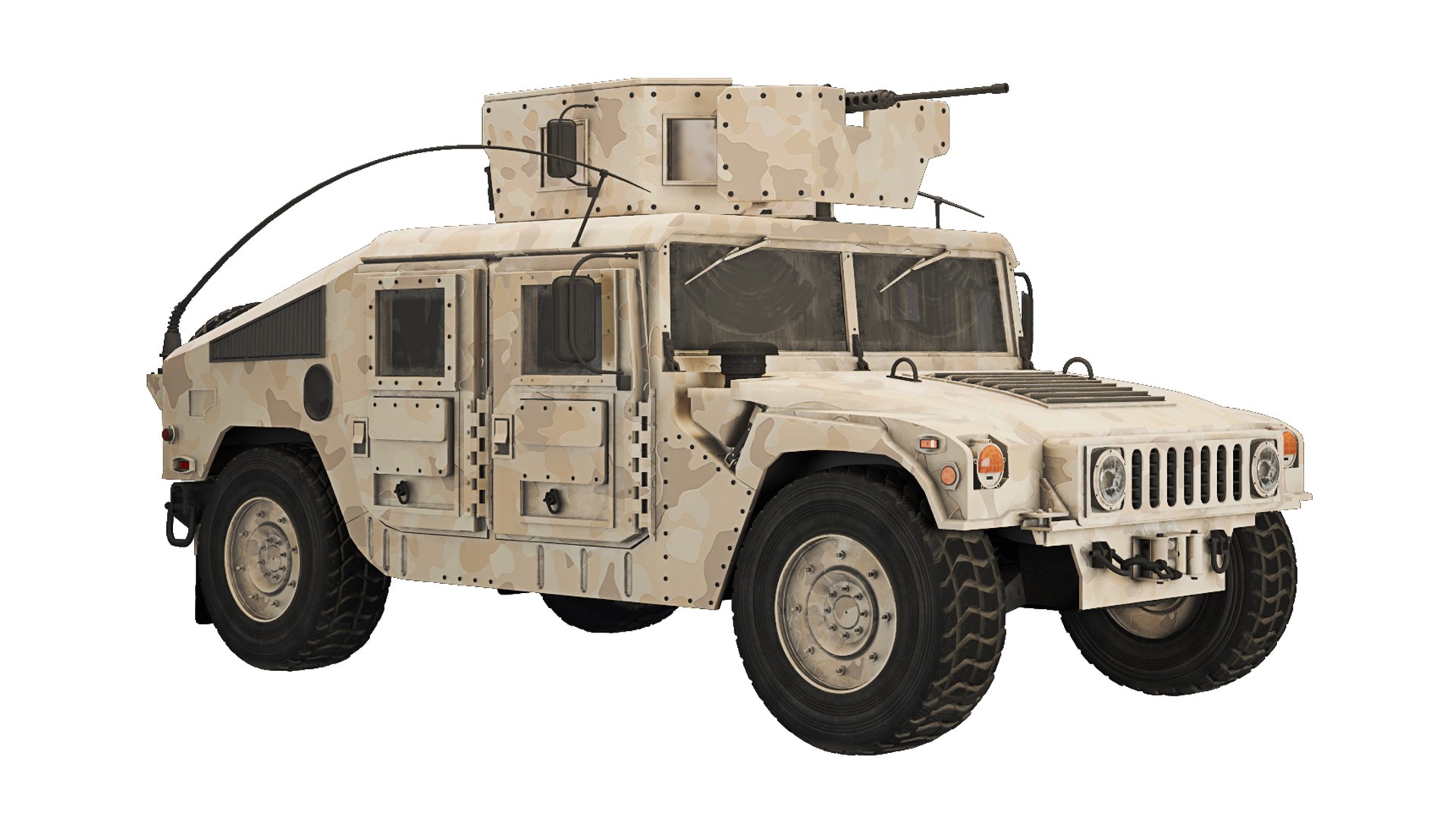 Humvee Military M1114 2006 3D Model - TurboSquid 1894528