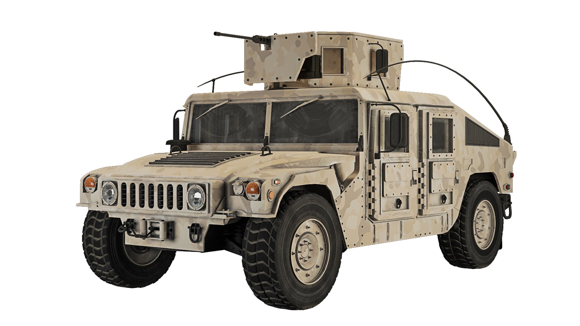 Humvee Military M1114 2006 3D Model - TurboSquid 1894528