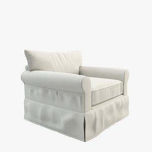 felicity armchair chair 3d model