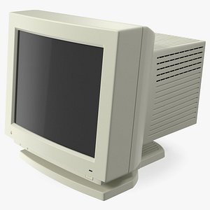 Vintage Apple Computer Monitor 3D model