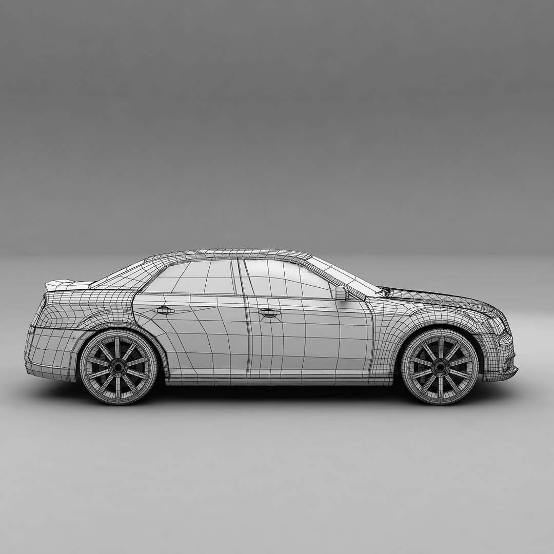 chrysler 300c 3d max