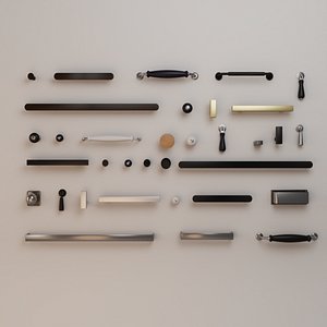 3D Ikea Handles and Knobs pack3
