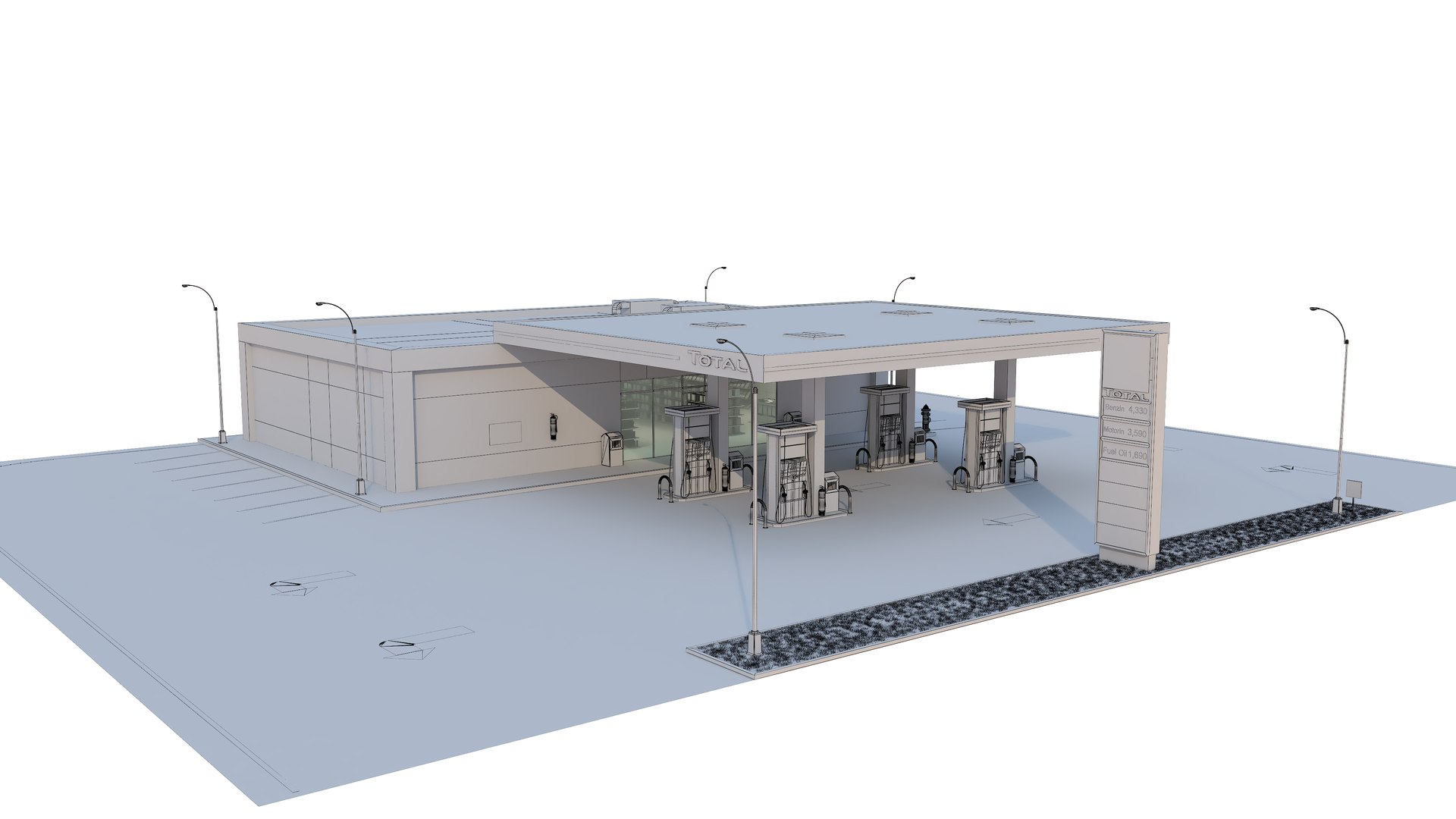 3D Total Gasoline Station High Detail https://p.turbosquid.com/ts-thumb/1G/Fuw26i/pS/totalgasolinestationhighdetail25/jpg/1724322797/1920x1080/fit_q87/b814b9d08407f9b245dbf04fb1c0507c393fdc06/totalgasolinestationhighdetail25.jpg