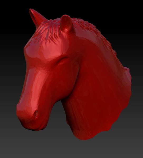 horse head 3d model