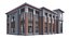 3D commercial office building