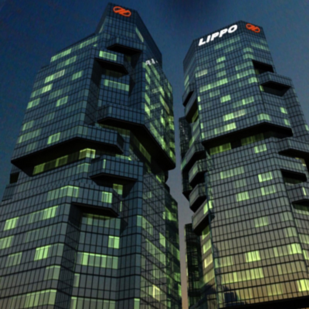 3d Model Lippo Centre Night