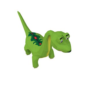 Diplodocus Low Poly