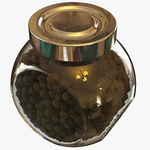 IKEA Spice Jar with English Pepper 3D model