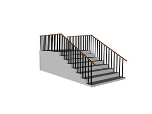 3D stairs leiter ladder model