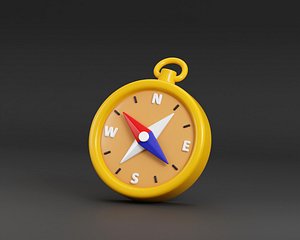 Compass 3d model model