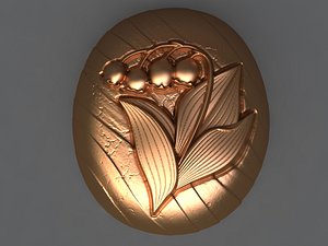 flower mold hand 3D model