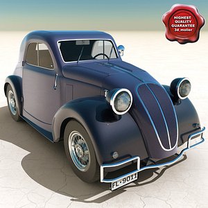 fiat 500a 3d model