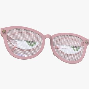 funny exaggerated sunglasses 3D model