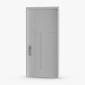 3D exterior-doors---door-1-closed