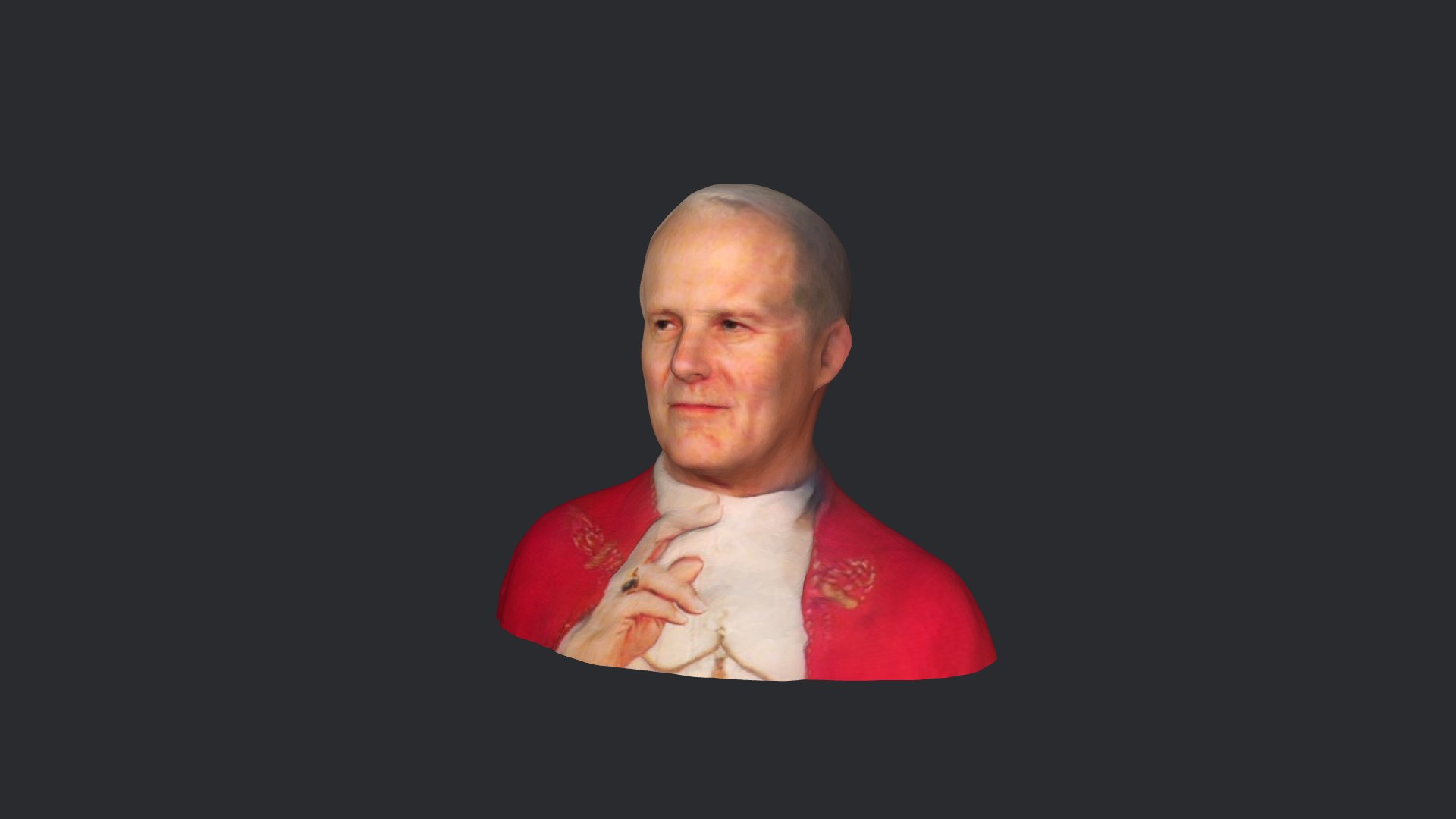 3D Pope John Paul II- Realistic bust head ready 3d Model https://p.turbosquid.com/ts-thumb/1G/eMpt3x/f2/model1/png/1716613318/1920x1080/fit_q87/b3cbc315b65c1b2046ac2c56e271dd8f6f6ba900/model1.jpg
