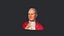 Papa Giovanni Paolo II - Modello 3D pronto per la testa del busto realistico