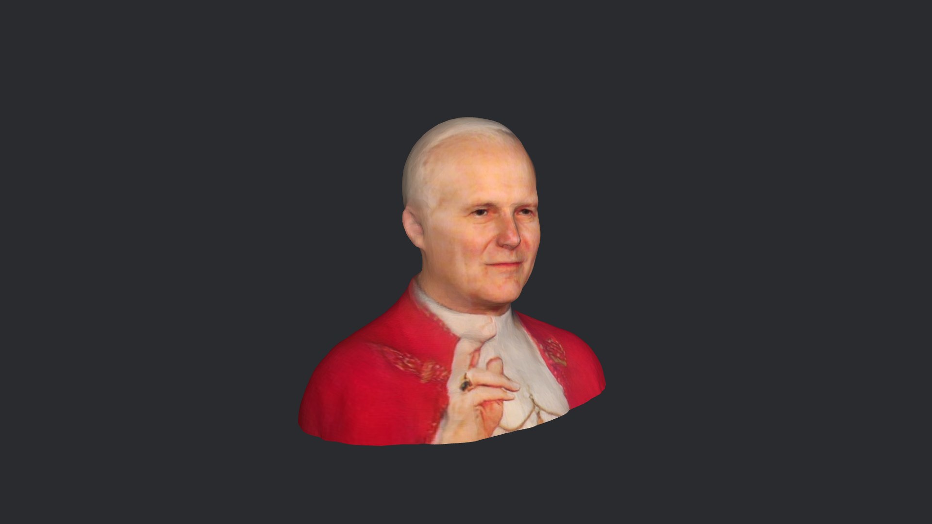 3D Pope John Paul II- Realistic bust head ready 3d Model https://p.turbosquid.com/ts-thumb/1G/eMpt3x/sF/model5/png/1716613323/1920x1080/fit_q87/d56de0eb7be9a7a157ae71f1c0a66f8875632e20/model5.jpg