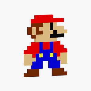 Super Mario Pixel model