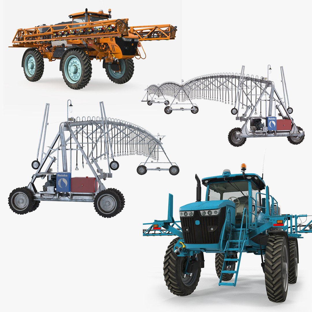 Farm Irrigation Collection 3D model preview