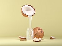 Coconut Whole Party Oil Jar