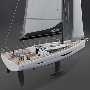 Elan E6 Luxury 3D Yacht 3D model 3D