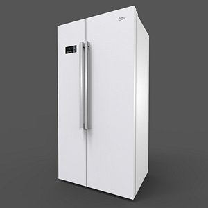 refrigerator beko gn163120 3D model